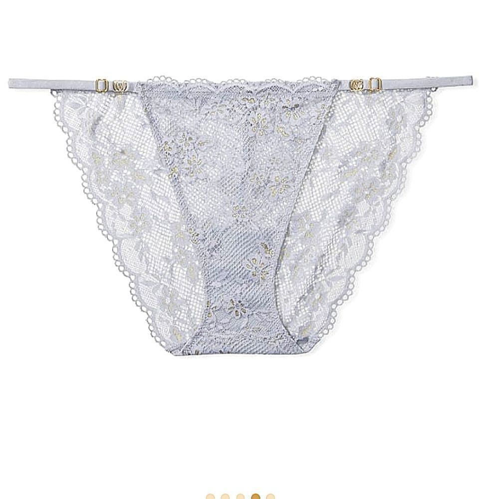 Victoria's Secret Love Cloud Floral Lace One Piece Bikini Panty Size Medium
